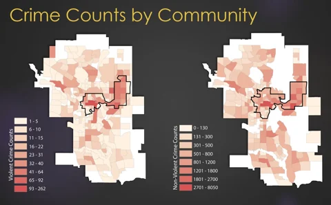 Crime Counts by Community