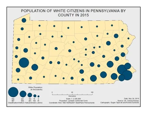 Pennsylvania Population by County